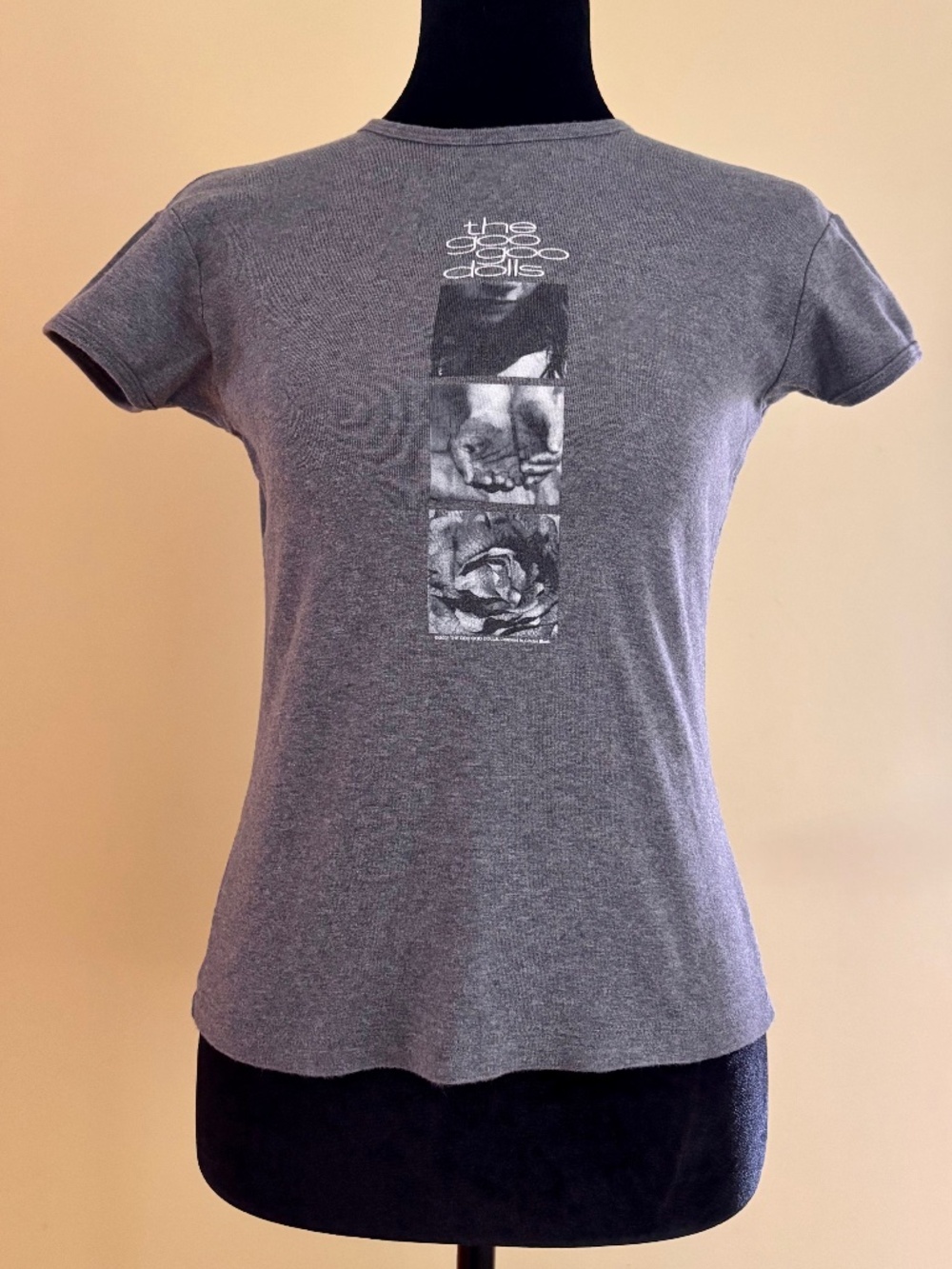 VTG The Goo Goo Dolls Gutterflower Tour 2002 Grey T Shirt Women XS/Juniors M
